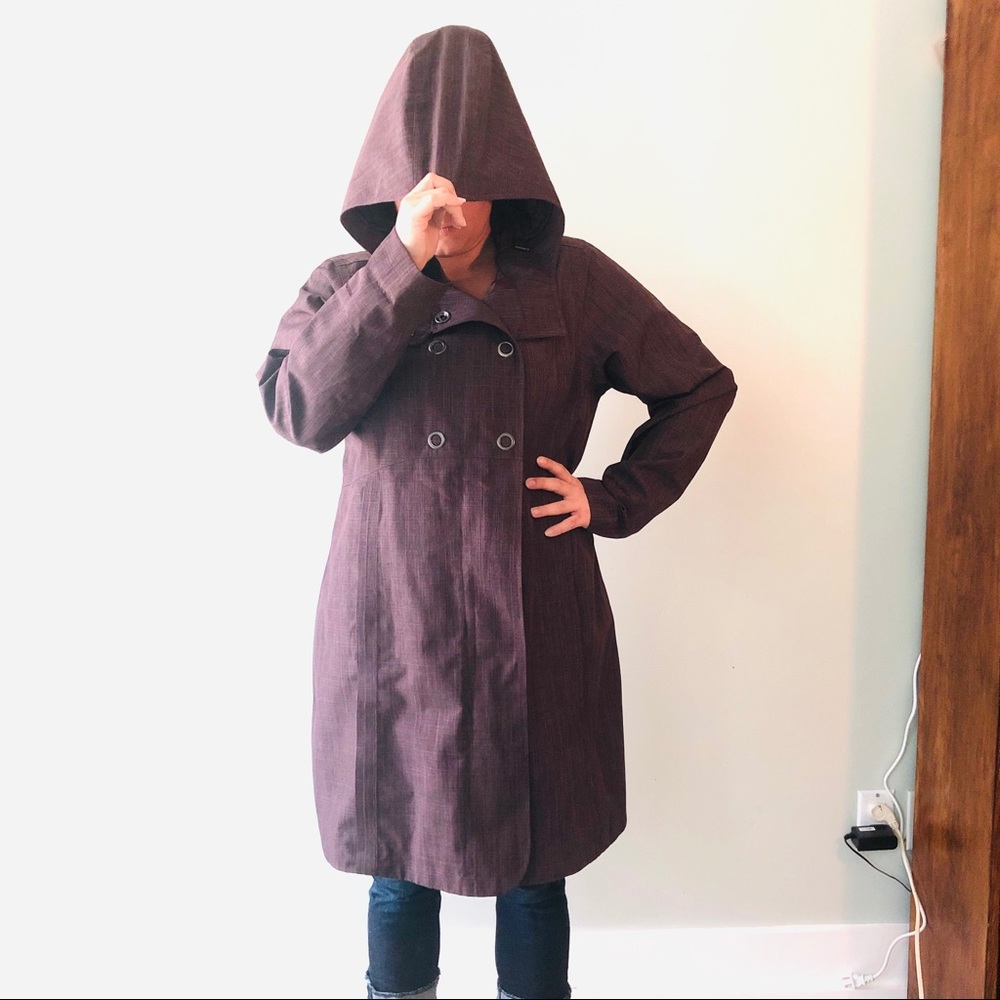Eddie Bauer Purple Raincoat